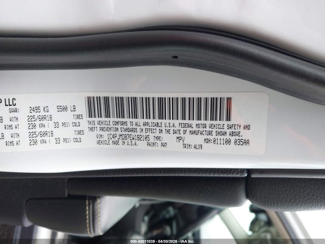 Продажа на аукционе авто 2014 Jeep Cherokee Limited, vin: 1C4PJMDB7EW182105, номер лота: 45011039