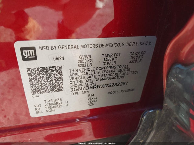 Chevrolet Equinox Ev Rs 2024 3GN7DSRRXRS282287 Image 9