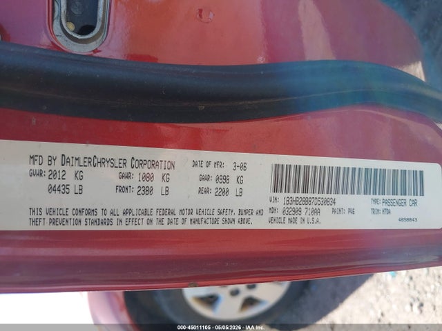 Продажа на аукционе авто 2007 Dodge Caliber, vin: 1B3HB28B87D530834, номер лота: 45011105