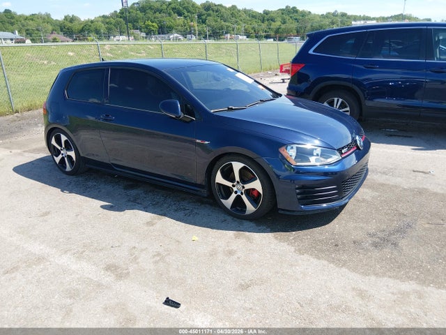 45011171 :رقم المزاد ، 3VWYT7AU7GM028788 vin ، 2016 Volkswagen Golf Gti S 2-door مزاد بيع