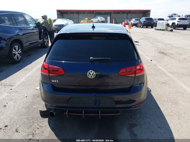 45011171 :رقم المزاد ، 3VWYT7AU7GM028788 vin ، 2016 Volkswagen Golf Gti S 2-door مزاد بيع