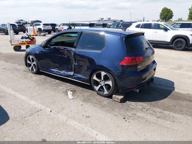 45011171 :رقم المزاد ، 3VWYT7AU7GM028788 vin ، 2016 Volkswagen Golf Gti S 2-door مزاد بيع