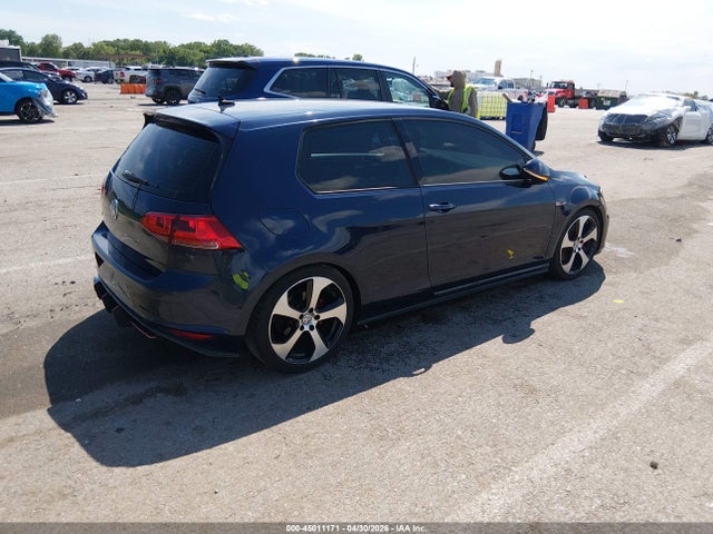 45011171 :رقم المزاد ، 3VWYT7AU7GM028788 vin ، 2016 Volkswagen Golf Gti S 2-door مزاد بيع