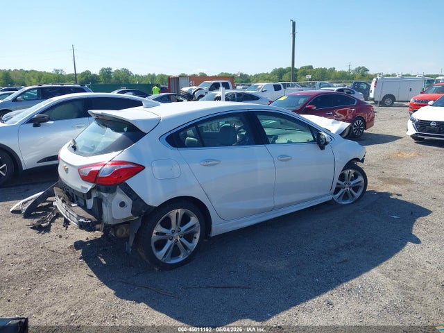 2017 Chevrolet Cruze Premier Auto მანქანა იყიდება აუქციონზე, vin: 3G1BF6SMXHS529107, აუქციონის ნომერი: 45011192