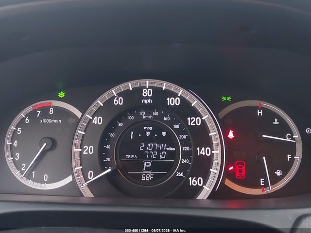 45011264 :رقم المزاد ، 1HGCR2F80GA134752 vin ، 2016 Honda Accord Ex-l مزاد بيع