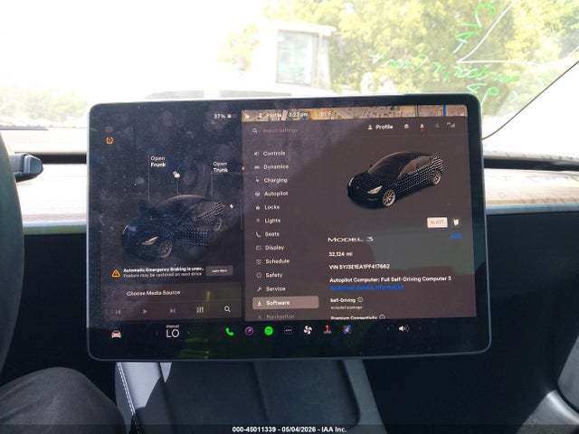 Aukcja sprzedaży 2023 Tesla Model 3 Rear-wheel Drive, vin: 5YJ3E1EA1PF417662, numer aukcji: 45011339
