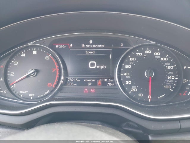 2019 Audi A4 40 Premium მანქანა იყიდება აუქციონზე, vin: WAUGMAF44KN002730, აუქციონის ნომერი: 45011371
