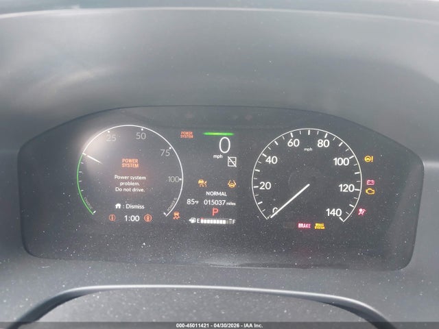 2025 Honda Cr-v Hybrid Sport-l მანქანა იყიდება აუქციონზე, vin: 2HKRS5H8XSH700395, აუქციონის ნომერი: 45011421