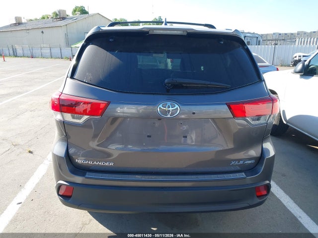 Продажа на аукционе авто 2018 Toyota Highlander Xle, vin: 5TDJZRFH7JS847401, номер лота: 45011430