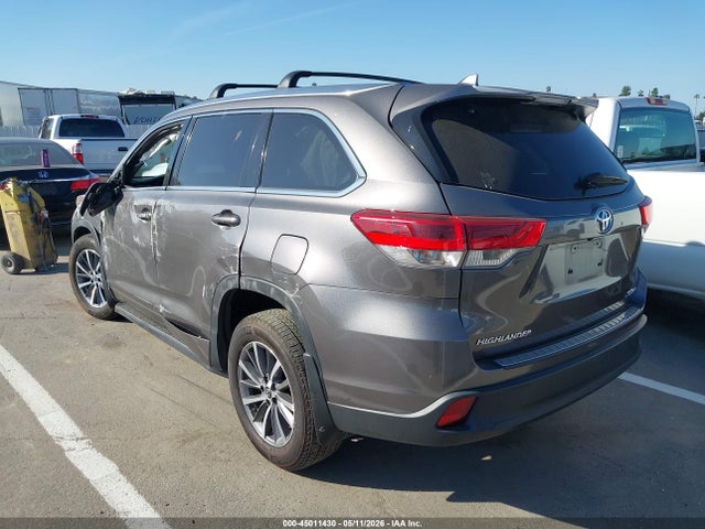 Продажа на аукционе авто 2018 Toyota Highlander Xle, vin: 5TDJZRFH7JS847401, номер лота: 45011430