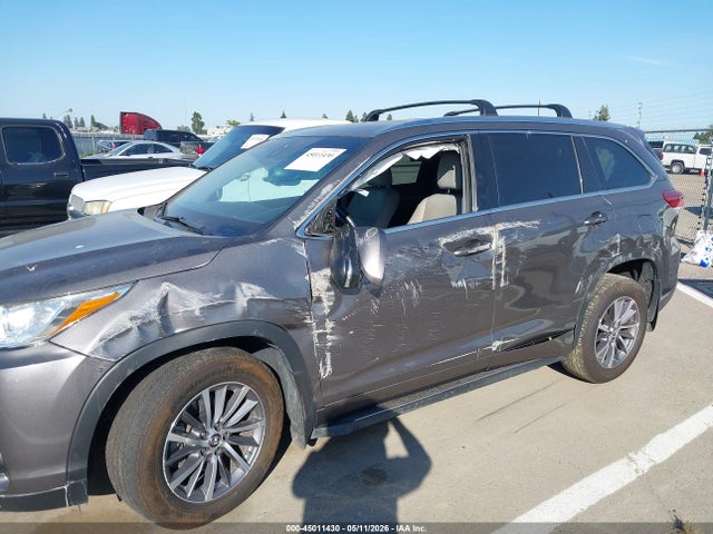 Продажа на аукционе авто 2018 Toyota Highlander Xle, vin: 5TDJZRFH7JS847401, номер лота: 45011430