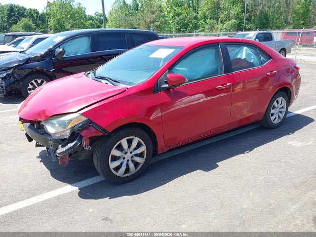45011441 :رقم المزاد ، 2T1BURHE3FC374599 vin ، 2015 Toyota Corolla Le مزاد بيع