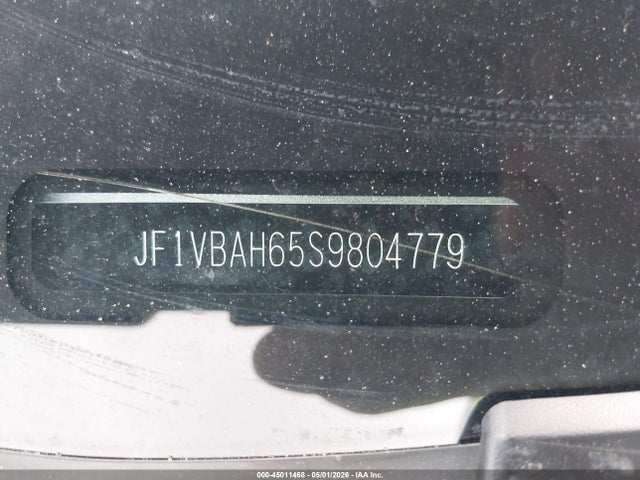 45011468 :رقم المزاد ، JF1VBAH65S9804779 vin ، 2025 Subaru Wrx Premium مزاد بيع