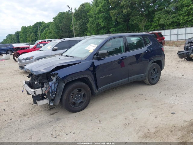 2019 Jeep Compass Sport Fwd მანქანა იყიდება აუქციონზე, vin: 3C4NJCAB6KT646704, აუქციონის ნომერი: 45011640