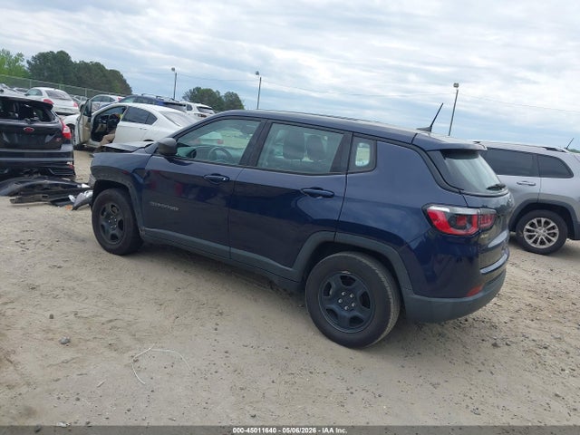 2019 Jeep Compass Sport Fwd მანქანა იყიდება აუქციონზე, vin: 3C4NJCAB6KT646704, აუქციონის ნომერი: 45011640