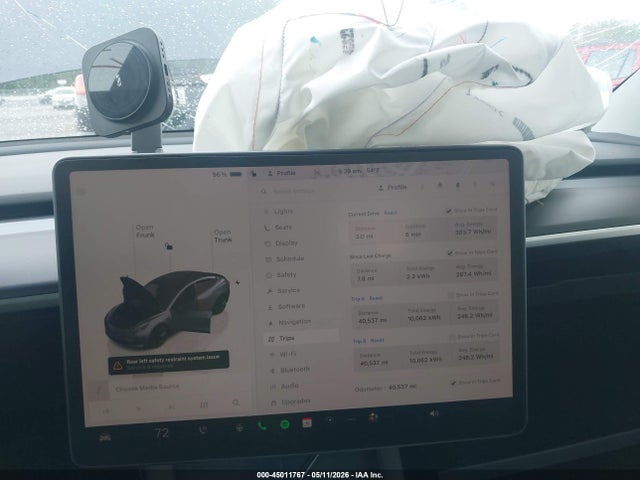 45011767 :رقم المزاد ، 5YJ3E1EA6PF700283 vin ، 2023 Tesla Model 3 Rear-wheel Drive مزاد بيع
