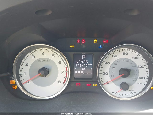 45011839 :رقم المزاد ، JF1GPAU69DH203643 vin ، 2013 Subaru Impreza 2.0i Sport Limited مزاد بيع