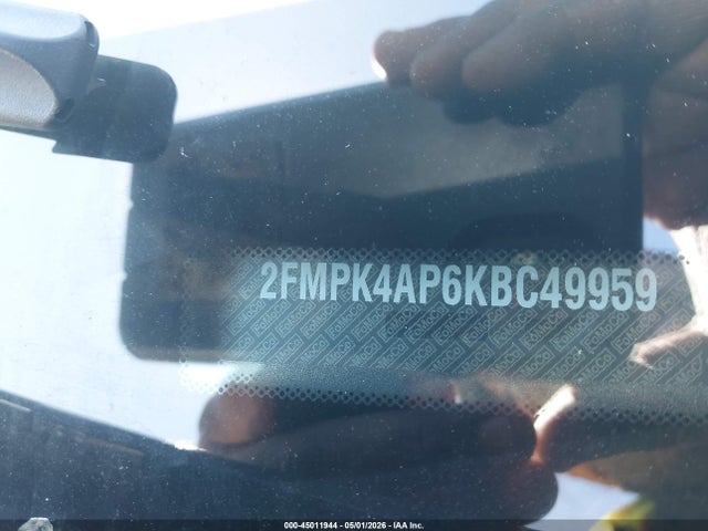 Aukcja sprzedaży 2019 Ford Edge St, vin: 2FMPK4AP6KBC49959, numer aukcji: 45011944
