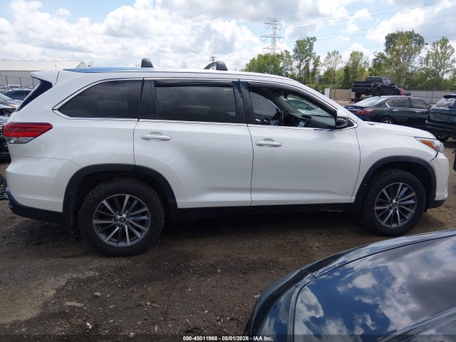 2019 Toyota Highlander Xle მანქანა იყიდება აუქციონზე, vin: 5TDJZRFH0KS993348, აუქციონის ნომერი: 45011968