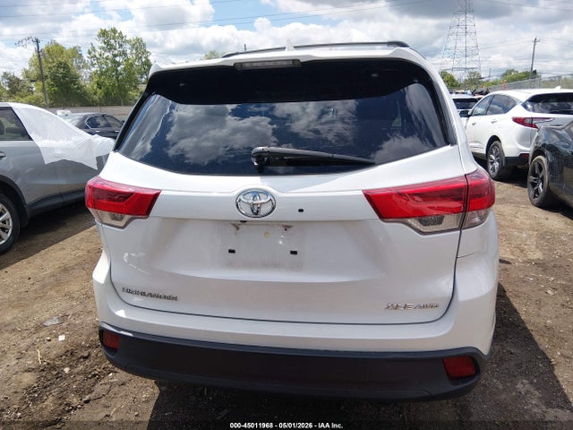 2019 Toyota Highlander Xle მანქანა იყიდება აუქციონზე, vin: 5TDJZRFH0KS993348, აუქციონის ნომერი: 45011968