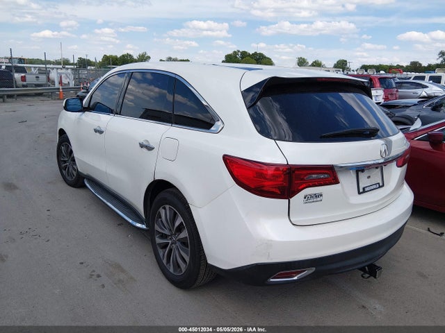 Продажа на аукционе авто 2016 Acura Mdx Technology   Acurawatch Plus Packages/technology Package, vin: 5FRYD4H44GB022230, номер лота: 45012034