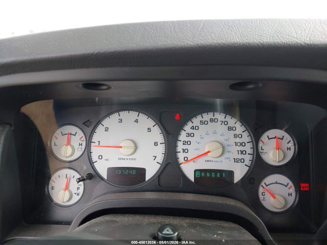 2003 Dodge Ram 1500 Slt/laramie/st მანქანა იყიდება აუქციონზე, vin: 1D7HA18D33S381645, აუქციონის ნომერი: 45012036