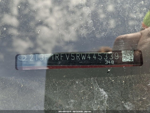 Aukcja sprzedaży 2024 Toyota Rav4 Le, vin: 2T3F1RFV5RW445339, numer aukcji: 45012279