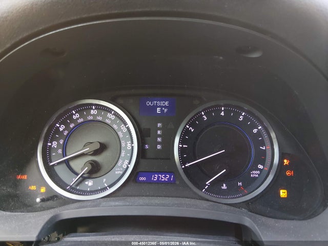 Aukcja sprzedaży 2012 Lexus Is 250, vin: JTHBF5C25C5171866, numer aukcji: 45012360
