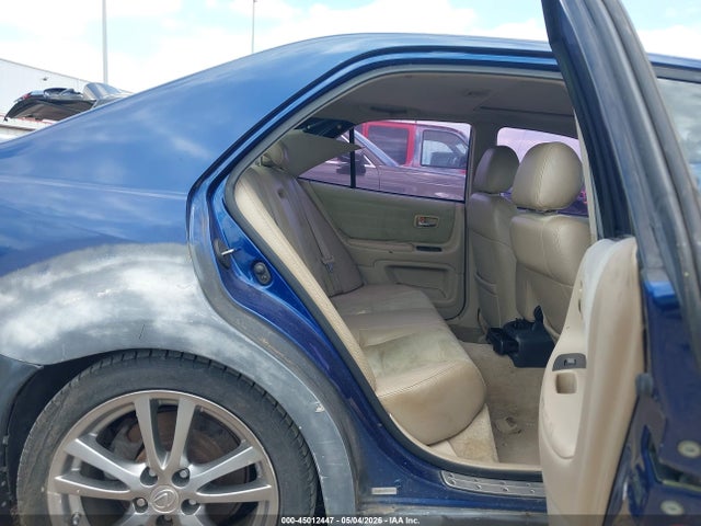 Aukcja sprzedaży 2001 Lexus Is 300, vin: JTHBD182810015449, numer aukcji: 45012447