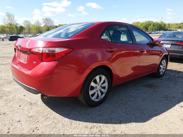 Aukcja sprzedaży 2017 Toyota Corolla Le, vin: 2T1BURHE7HC748179, numer aukcji: 45012486