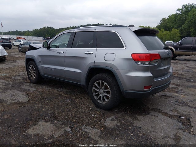 2016 Jeep Grand Cherokee Limited მანქანა იყიდება აუქციონზე, vin: 1C4RJEBG3GC320479, აუქციონის ნომერი: 45012495