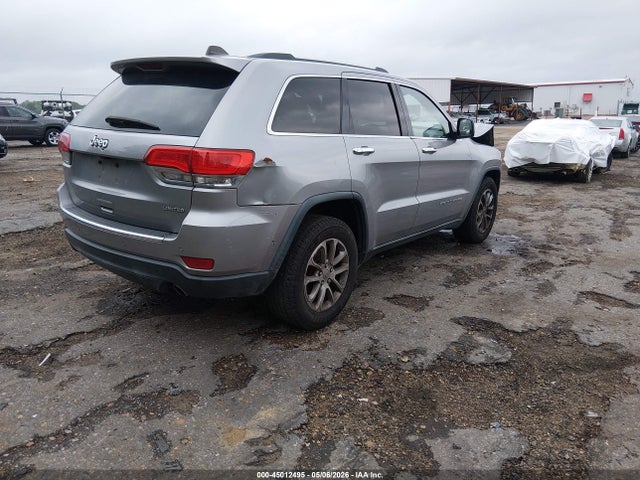 2016 Jeep Grand Cherokee Limited მანქანა იყიდება აუქციონზე, vin: 1C4RJEBG3GC320479, აუქციონის ნომერი: 45012495