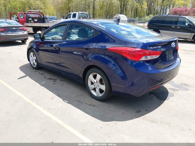 45012501 :رقم المزاد ، 5NPDH4AE4DH292496 vin ، 2013 Hyundai Elantra Gls مزاد بيع