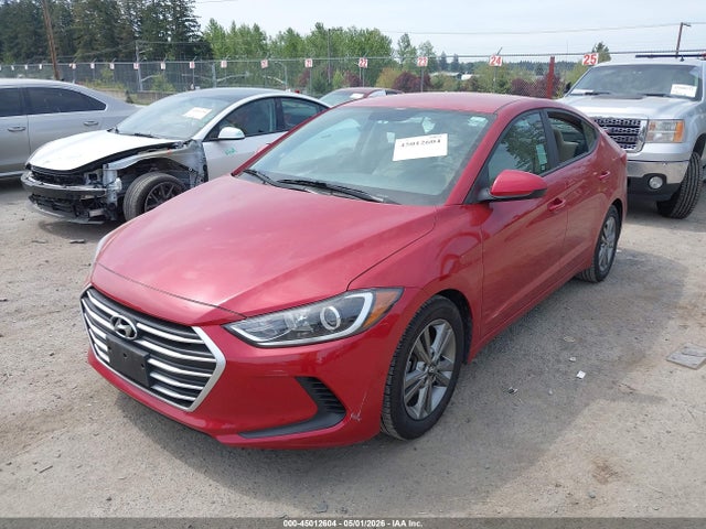 45012604 :رقم المزاد ، 5NPD84LF2JH391027 vin ، 2018 Hyundai Elantra Sel مزاد بيع