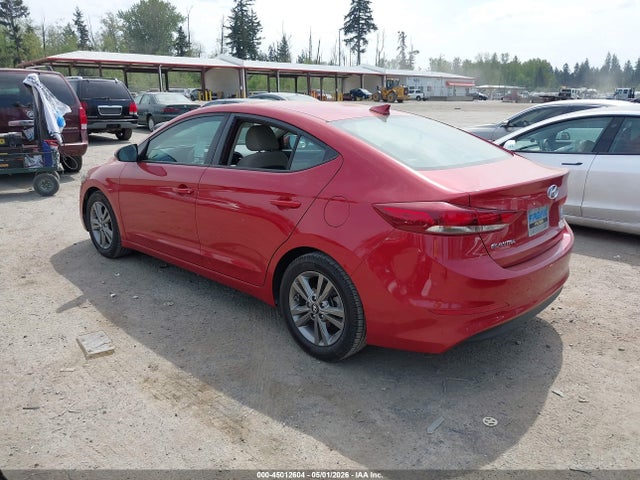 45012604 :رقم المزاد ، 5NPD84LF2JH391027 vin ، 2018 Hyundai Elantra Sel مزاد بيع