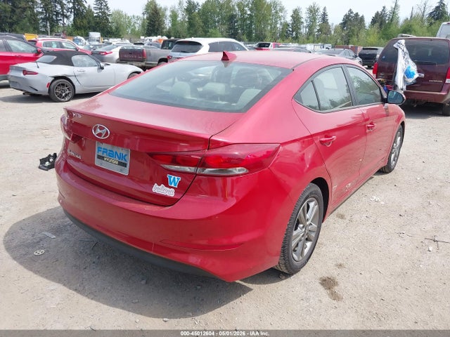 45012604 :رقم المزاد ، 5NPD84LF2JH391027 vin ، 2018 Hyundai Elantra Sel مزاد بيع