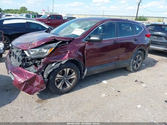 2018 Honda Cr-v Lx მანქანა იყიდება აუქციონზე, vin: 2HKRW5H33JH420423, აუქციონის ნომერი: 45012728