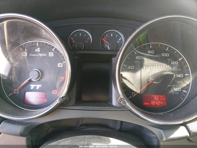 45012803 :رقم المزاد ، TRUMF38J981001979 vin ، 2008 Audi Tt 2.0t مزاد بيع