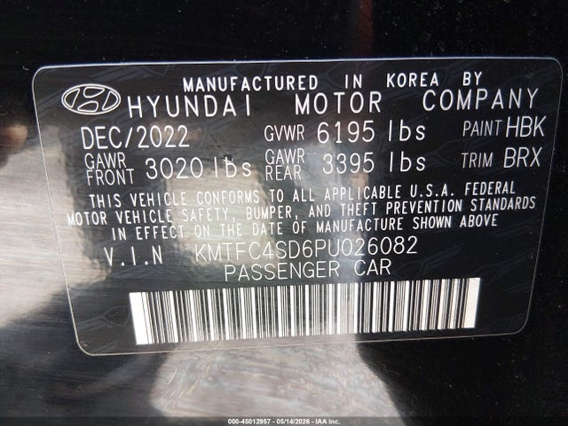 Продаж на аукціоні авто 2023 Genesis G90 3.5t E-sc Awd, vin: KMTFC4SD6PU026082, номер лоту: 45012957