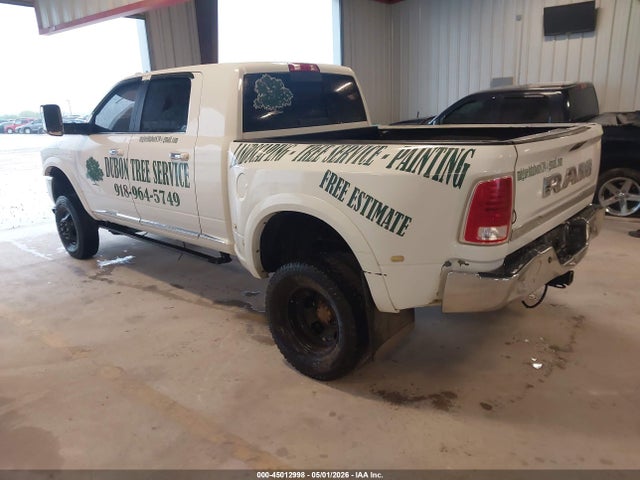 45012998 :رقم المزاد ، 3C63RRNL2GG113908 vin ، 2016 Ram 3500 Longhorn Limited مزاد بيع