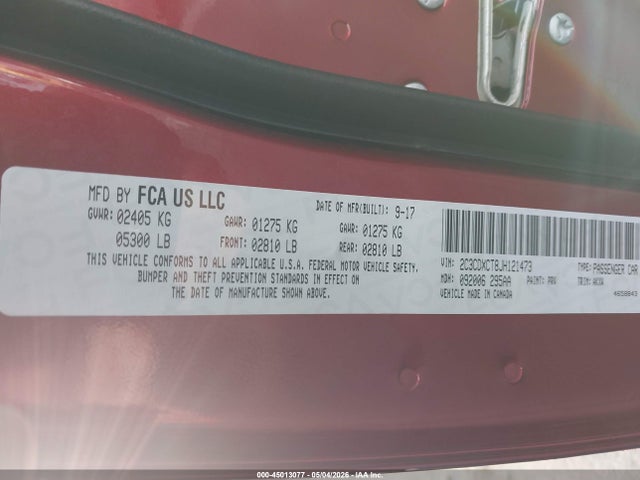 2C3CDXCT8JH121473 Dodge Charger R/t Rwd