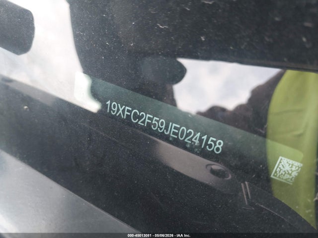 Aukcja sprzedaży 2018 Honda Civic Lx, vin: 19XFC2F59JE024158, numer aukcji: 45013081