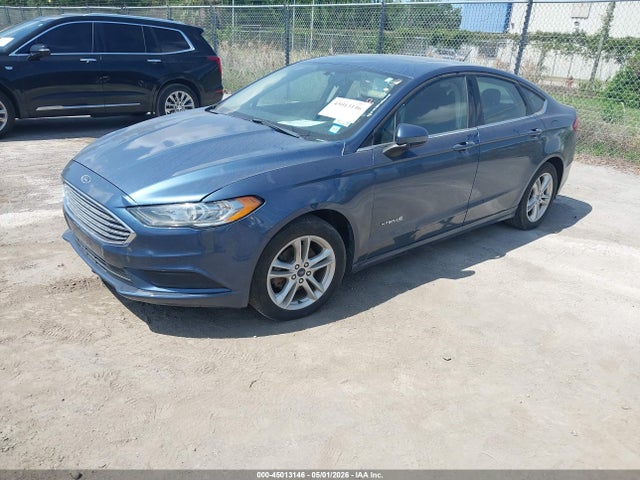 45013146 :رقم المزاد ، 3FA6P0LU9JR275765 vin ، 2018 Ford Fusion Hybrid Se مزاد بيع