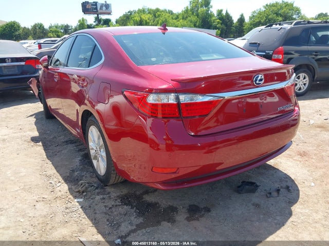 Aukcja sprzedaży 2013 Lexus Es 300h, vin: JTHBW1GG1D2037051, numer aukcji: 45013160