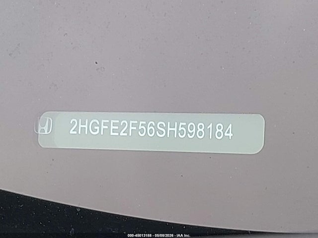 Honda Civic Sport 2025 2HGFE2F56SH598184 Image 9