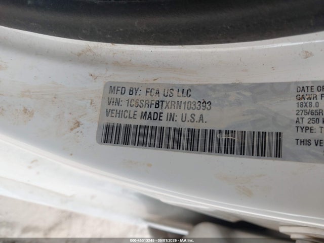 Продаж на аукціоні авто 2024 Ram 1500 Lone Star  4x4 6'4 Box, vin: 1C6SRFBTXRN103393, номер лоту: 45013245