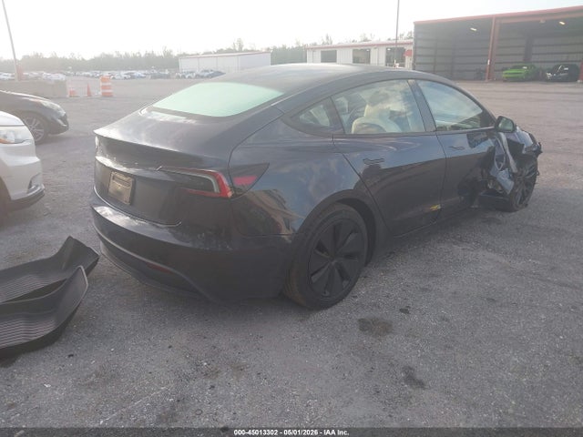 2025 Tesla Model 3 Long Range Rear-wheel Drive/standard Rear-wheel Drive მანქანა იყიდება აუქციონზე, vin: 5YJ3E1EAXSF970139, აუქციონის ნომერი: 45013302