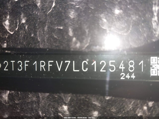 Продажа на аукционе авто 2020 Toyota Rav4 Le, vin: 2T3F1RFV7LC125481, номер лота: 45013348