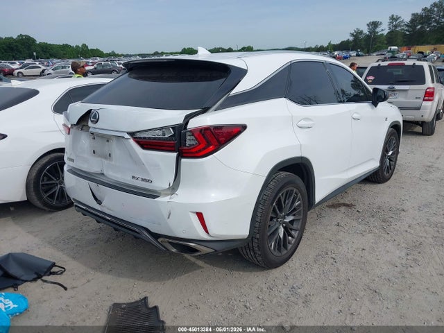 Продаж на аукціоні авто 2017 Lexus Rx 350 F Sport, vin: 2T2BZMCA2HC122494, номер лоту: 45013384