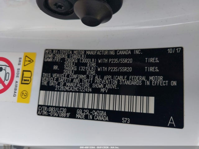 Продаж на аукціоні авто 2017 Lexus Rx 350 F Sport, vin: 2T2BZMCA2HC122494, номер лоту: 45013384